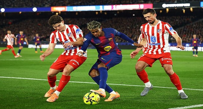 برشلونة يواجه أتليتيكو مدريد فى قبل نهائى كأس الملك