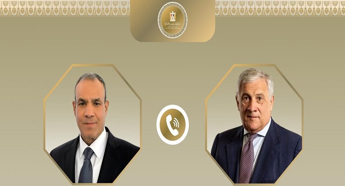 وزير الخارجية يبحث مع نظيره الإيطالى العلاقات الثنائية ومستجدات الملف النووى الإيرانى