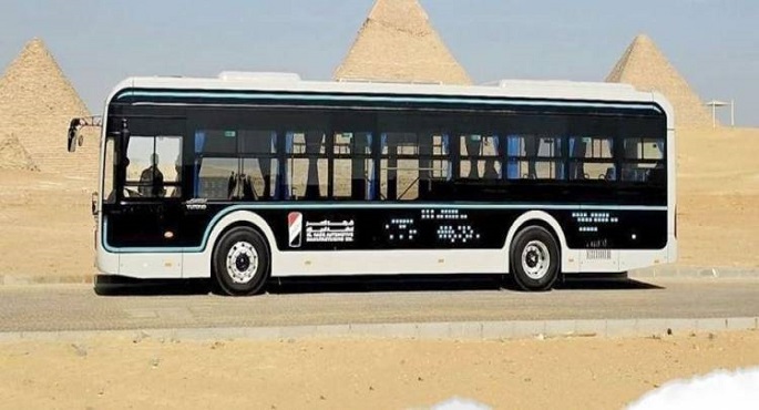 “النصر للسيارات” تطلق الأتوبيس الكهربائى “نصر EV” في خدمة تجريبية بالأهرامات