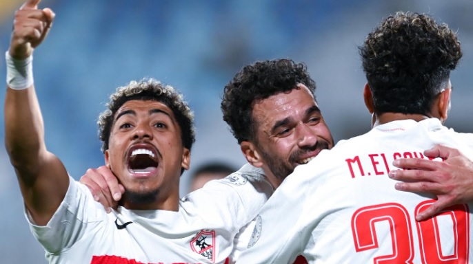 الزمالك يحسم تأهله لربع نهائى الكونفدرالية بفوزه على كايزر تشيفز 2-1