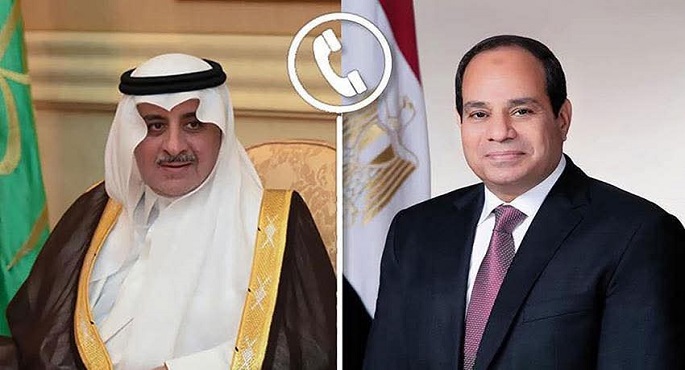 أمير منطقة تبوك يهنئ الرئيس السيسى هاتفيًا بحلول شهر رمضان المبارك