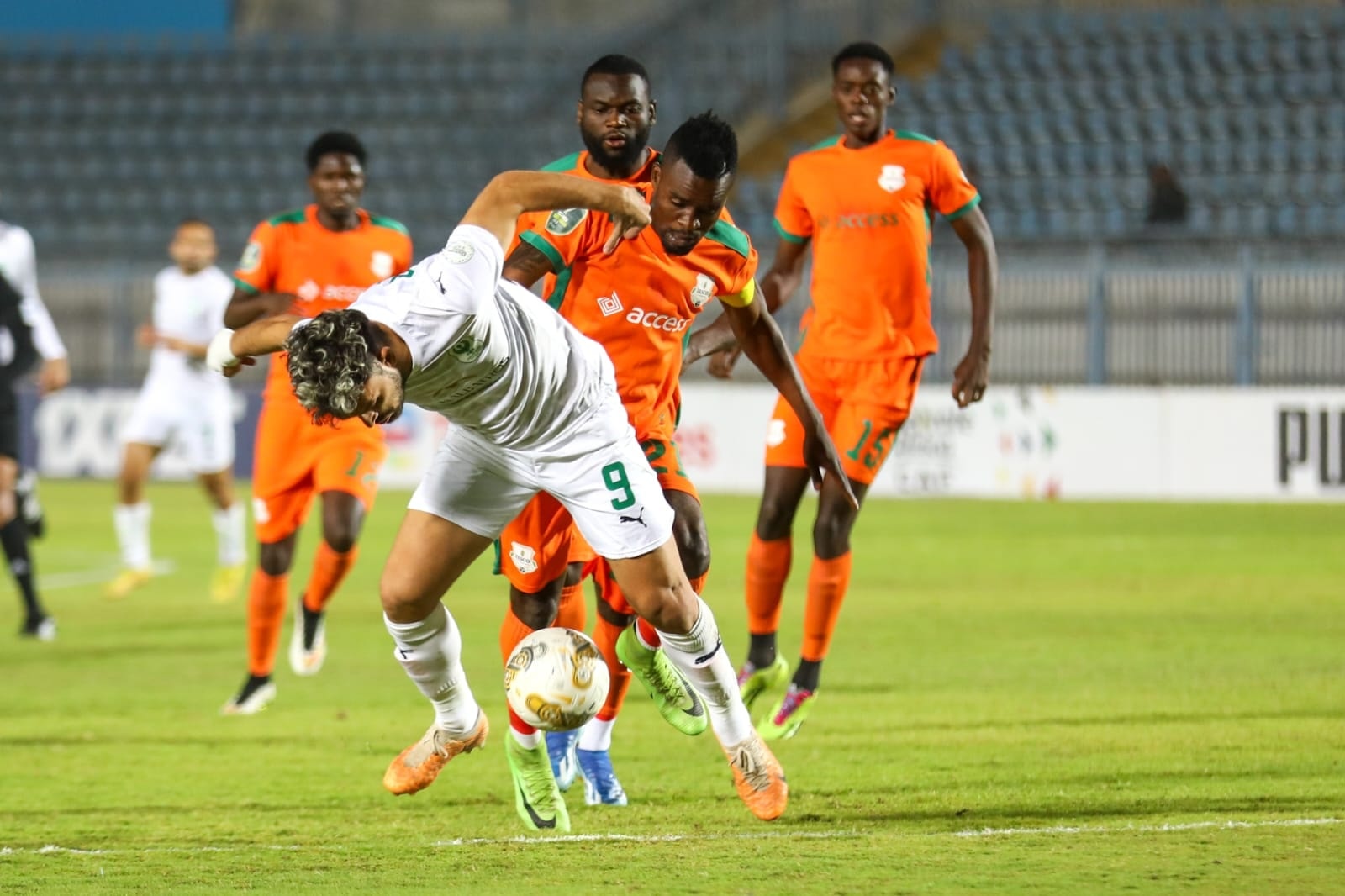 المصرى البورسعيدى يتأهل لربع نهائى الكونفدرالية بفوزه على زيسكو الزامبى 2-0