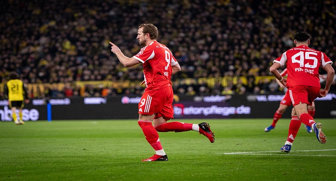 بايرن ميونخ يقضى على دورتموند بالفوز 3-2 وينفرد بصدارة الدورى الألمانى