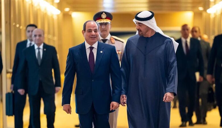 الرئيس السيسى ورئيس الإمارات يتفقدان جامعة محمد بن زايد للذكاء الاصطناعى