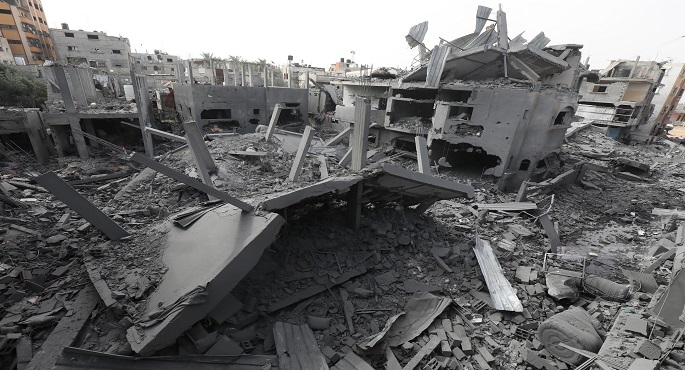 استشهاد وإصابة 21 فلسطينيا فى قصف إسرائيلى على مدينة غزة