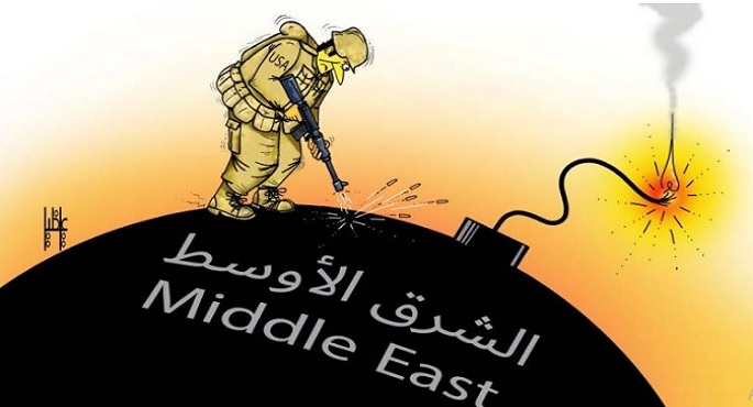 الشرق الأوسط.. قنبلة على وشك الانفجار تحت التهديد الأمريكى