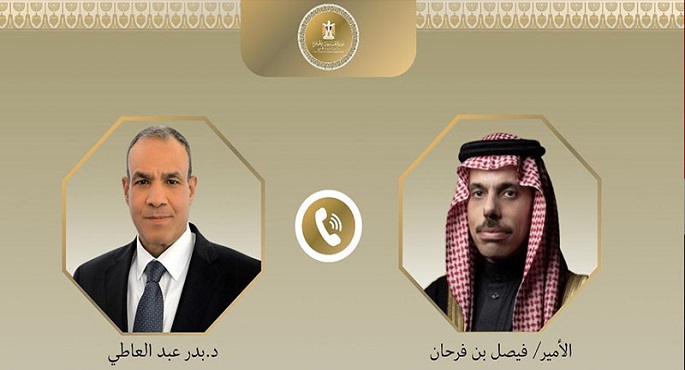 مصر والسعودية تؤكدان أهمية تكثيف الجهود لاحتواء الأزمات فى المنطقة