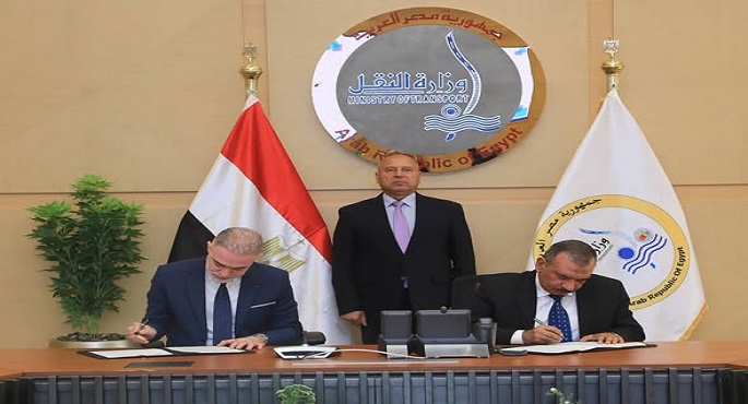وزير النقل يشهد توقيع بروتوكول تعاون بين شركة القناة للتوكيلات الملاحية وشركة تراست للتجارة