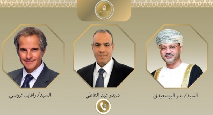 عبد العاطي يبحث مع نظيره العماني و”وكالة الطاقة الذرية” خفض التصعيد بالمنطقة