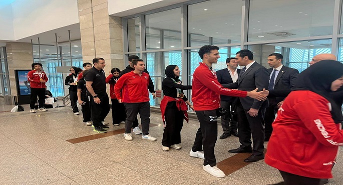 وزير الرياضة يستقبل منتخب مصر للسلاح بعد تصدره بطولة إفريقيا بـ42 ميدالية فى السنغال