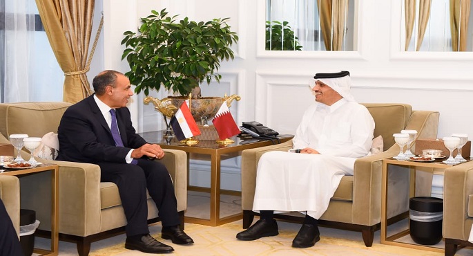 وزير الخارجية يعقد مباحثات مع نظيره القطرى فى الدوحة فى ظل التصعيد العسكرى بالمنطقة