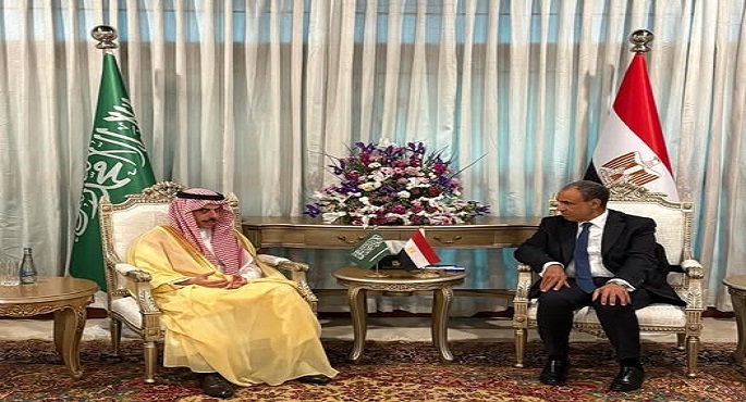 وزير الخارجية يبحث مع نظيره السعودى جهود التهدئة الإقليمية وتغليب المسار الدبلوماسى