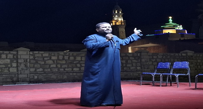 ليالى رمضان تزين ساحة أبو الحجاج بالأقصر بالإنشاد الدينى