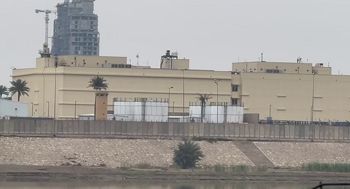 مسيرّات وصواريخ تهاجم السفارة الأمريكية فى العاصمة العراقية بغداد