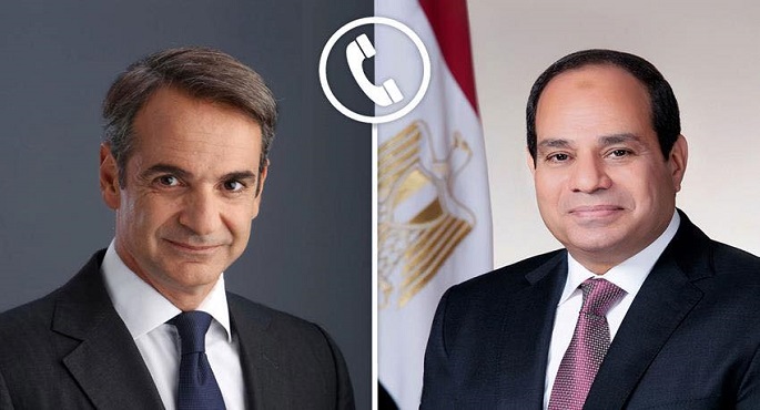 الرئيس السيسي يؤكد لرئيس وزراء اليونان ضرورة وقف الحرب والسعي نحو التوصل إلى حلول سلمية