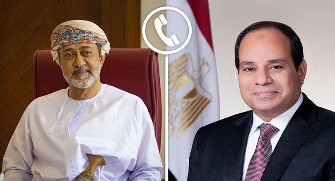 الرئيس السيسى يعرب عن موقف مصر الداعم لاستقرار وسيادة سلطنة عمان وكافة الدول الخليجية