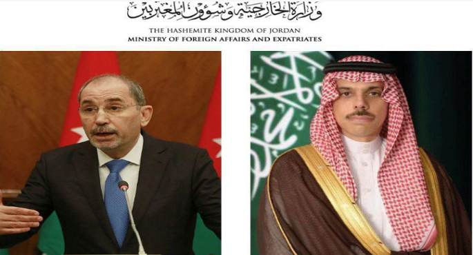 وزير الخارجية الأردنى يبحث مع نظيره السعودى التصعيد الخطير فى المنطقة