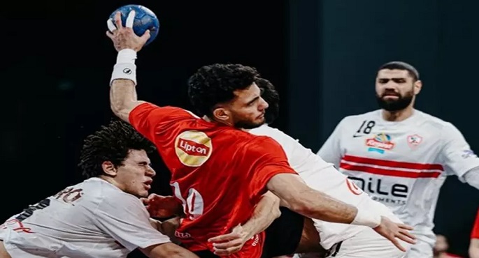 الأهلى يهزم الزمالك 22/26 ويحلق فى قمة دورى كرة اليد