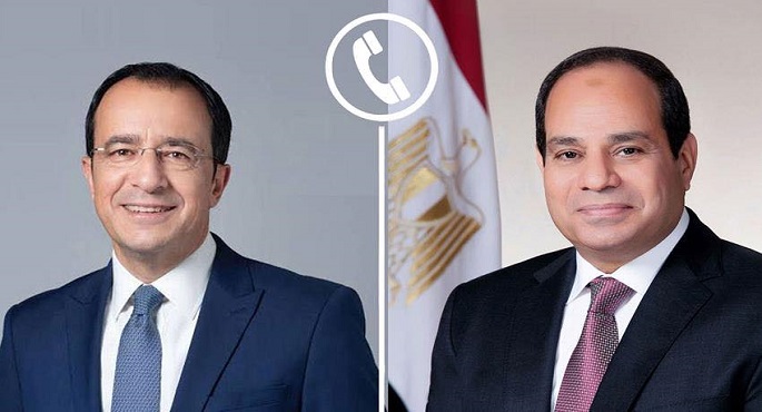 الرئيس السيسى يؤكد لنظيره القبرصى موقف مصر مع مختلف الأطراف لاحتواء التوتر والتصعيد فى المنطقة