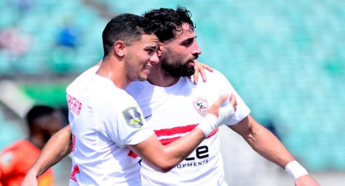 الزمالك يعود بتعادل صعب أمام أوتوهو فى الكونفدرالية ويضع قدما فى نصف النهائى