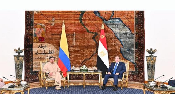 الرئيس السيسى يتلقى اتصالا هاتفيا من نظيره الكولومبى لاستعراض الموقف الراهن للعلاقات الثنائية بين البلدين