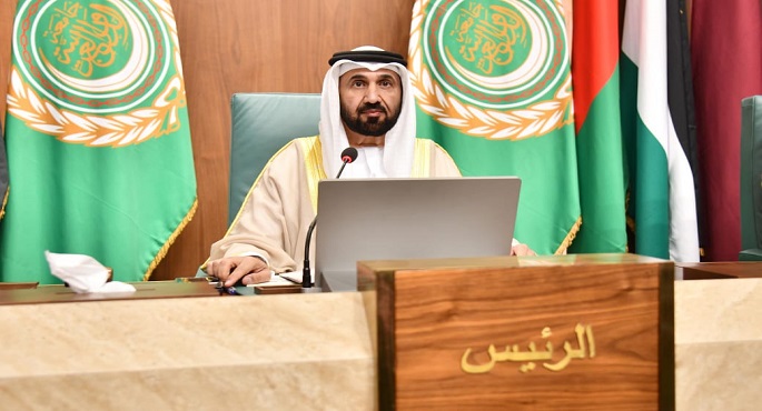 اليماحى يجدد دعم البرلمان العربى التام للدول العربية التى تتعرض لاعتداءات إيرانية