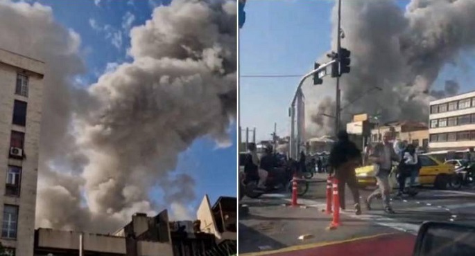 5 مصابين جراء سقوط شظايا صاروخ قرب مناطق خليفة الاقتصادية فى أبو ظبى