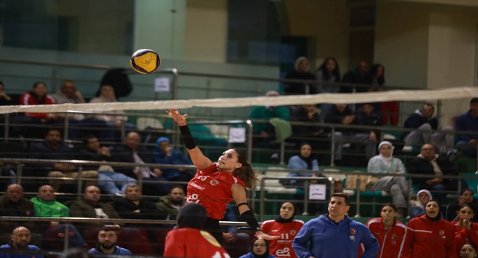 الأهلى يتوج بكأس مصر لآنسات الكرة الطائرة بعد فوزه على الزمالك