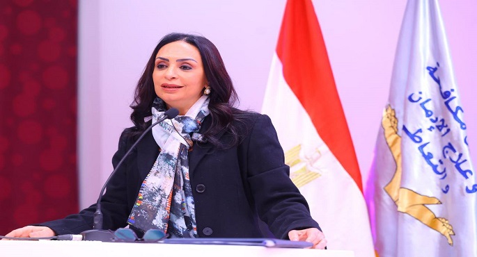 مايا مرسى: استمرار تنفيذ البرامج الوقائية ورفع وعى الفئات المختلفة بخطورة المخدرات