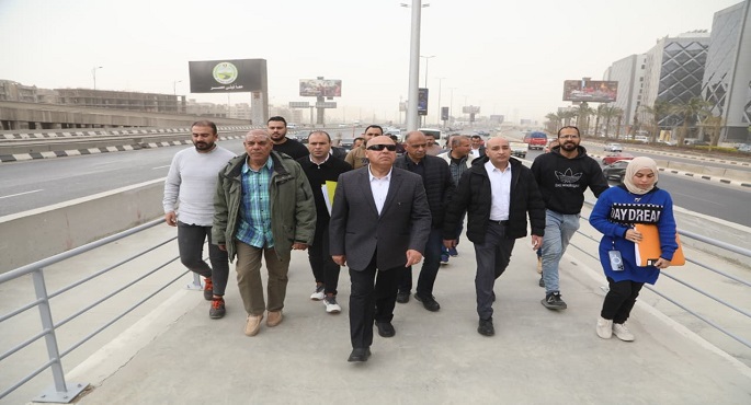 وزير النقل يتفقد التشطيبات النهائية من مشروع الأتوبيس الترددى السريع BRT
