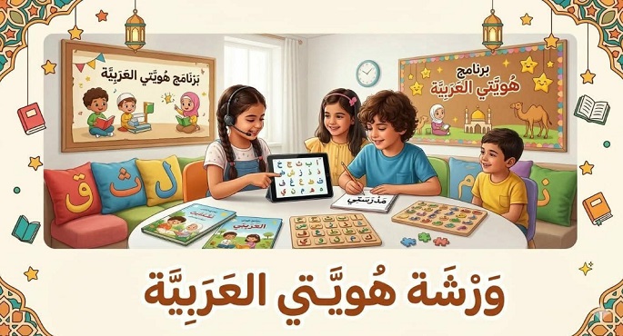 ساقية الصاوى تنظم ورشة عمل لتعليم اللغة العربية للأطفال