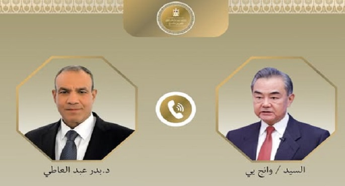 وزيرا خارجية مصر والصين يبحثان تطورات التصعيد فى المنطقة