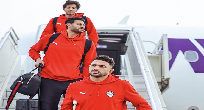 بعثة منتخب مصر تصل إلى جدة استعدادا لمواجهة السعودية وديا