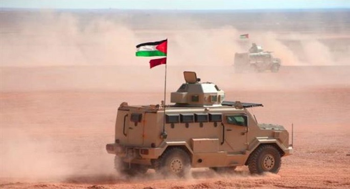 الجيش الأردنى يعلن التصدى لصاروخ ومسيرتين إيرانيتين