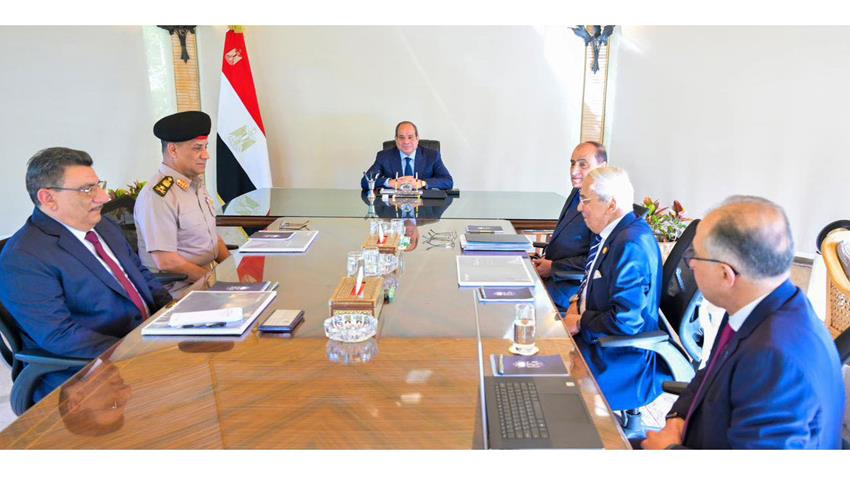 الرئيس السيسى يبحث المخطط التنموى الشامل لمدينة الجلالة للسنوات الأربع القادمة