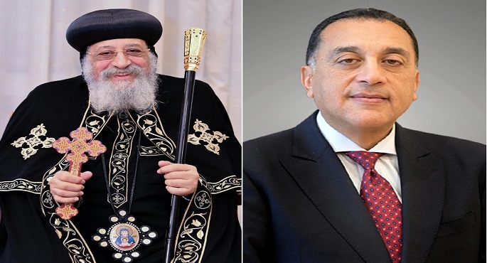 رئيس الوزراء يهنئ قداسة البابا تواضروس الثانى بعيد القيامة المجيد
