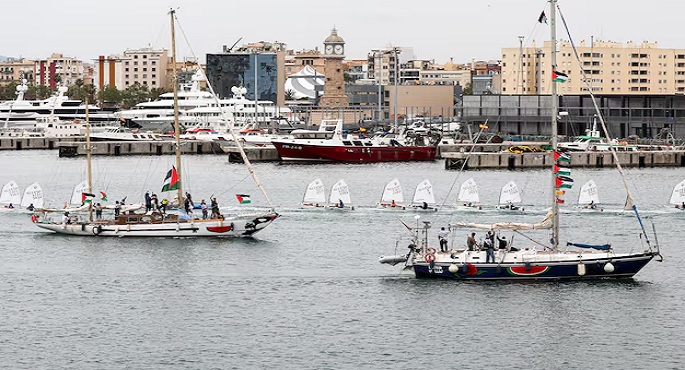 إسرائيل تعترض سفن مساعدات متجهة إلى غزة فى المياه الدولية
