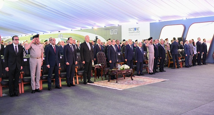 الرئيس السيسى يشارك فى احتفال عيد العمال
