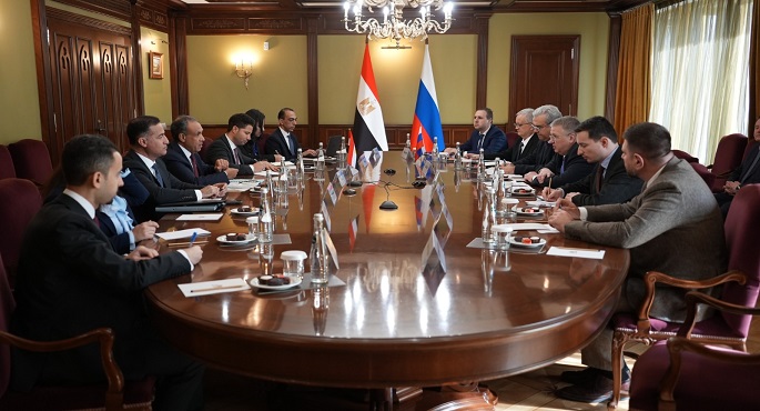 وزير الخارجية ييحث مع نائب رئيس الوزراء الروسى سبل تعزيز الشراكة الاستراتيجية بين البلدين