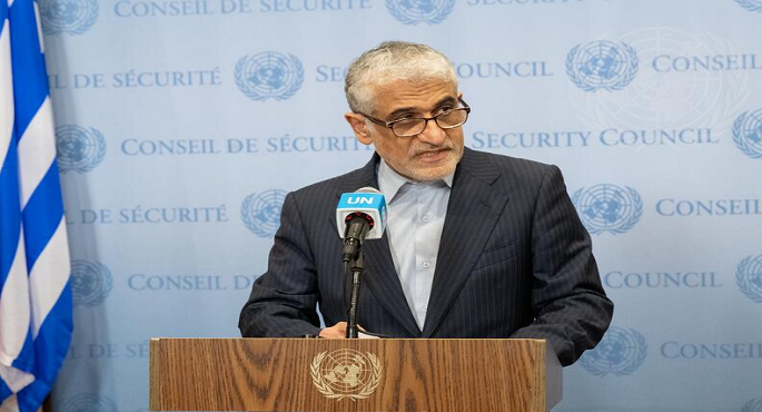 مندوب إيران فى الأمم المتحدة : نرفض احتجاز أمريكا لسفننا ومن حقنا مواجهتها