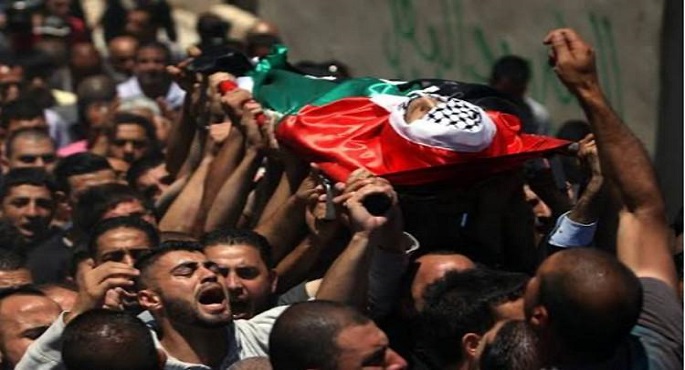 استشهاد فلسطينى وإصابة آخرين فى قصف إسرائيلى وسط قطاع غزة