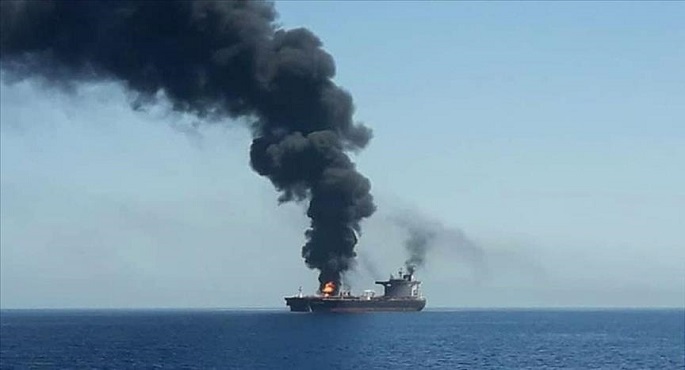الثورى الإيرانى: استهداف سفينة مرتبطة بإسرائيل فى مضيق هرمز
