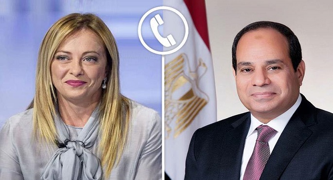 الرئيس السيسى وميلونى يؤكدان على أهمية استمرار اتفاق وقف إطلاق النار بين أمريكا وإيران