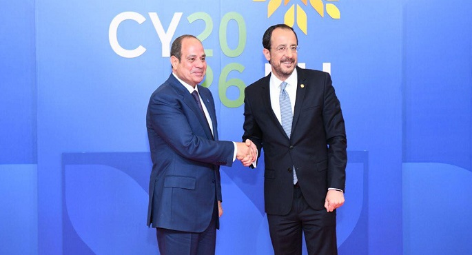 الرئيس السيسى يبحث مع نظيره القبرصى الارتقاء بالعلاقات الثنائية بما يحقق المصالح المشتركة للجانبين