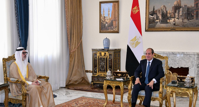 السيسى يؤكد أهمية تعزيز العلاقات الثنائية بين مصر والكويت بمختلف المجالات