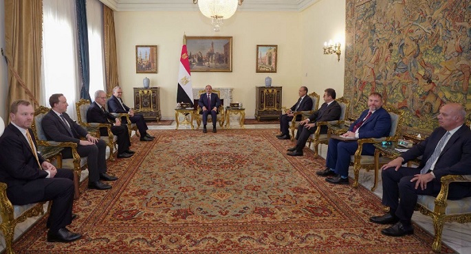 الرئيس السيسى يشيد بجهود الرئيس ترامب للتوصل إلى وقف إطلاق النار فى لبنان