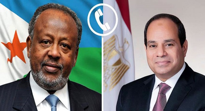 الرئيس السيسى يهنئ هاتفيا نظيره الجيبوتى بمناسبة فوزه بولاية رئاسية جديدة