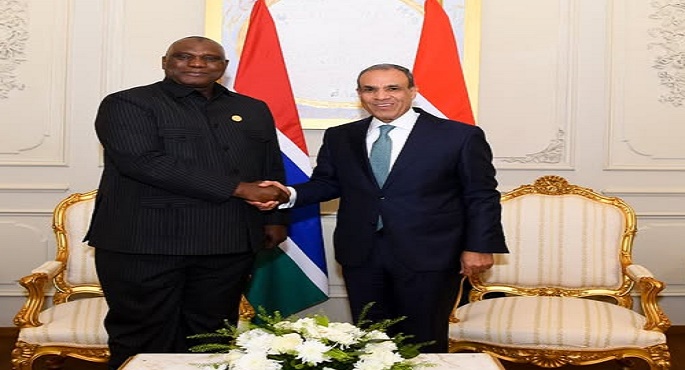 وزير الخارجية يبحث مع نظيره الجامبى تعزيز التعاون الثنائى وتكثيف التنسيق المشترك