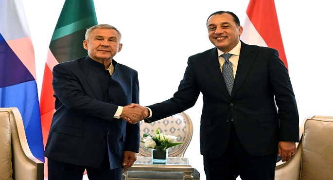 رئيس الوزراء يستقبل رئيس تتارستان بروسيا الاتحادية ويؤكد اهتمام الدولة المصرية بتعزيز الشراكة الاستراتيجية