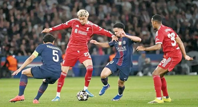 ليفربول يسقط مجددًا أمام باريس سان جيرمان ويودع دورى الأبطال